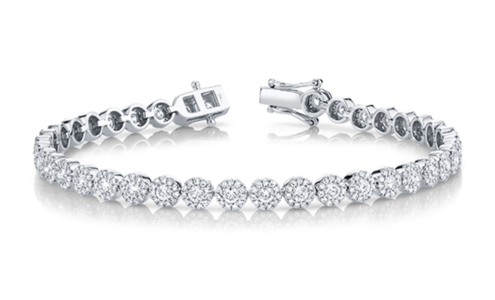 A beautiful diamond bracelet from Shy Creation.